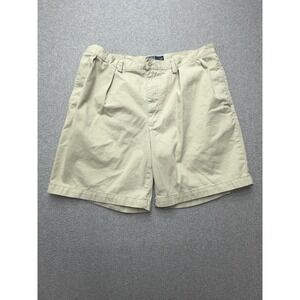 Polo Ralph Lauren Shorts Mens 40 Khaki Beige Classic Chino 9 Inseam Casual
